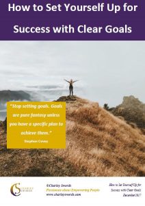 Goal Setting Ebook Front Cover