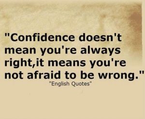 confidence quote