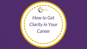 How to get career clarity blog post title image