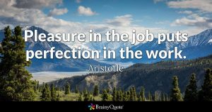 Aristotle quote about job